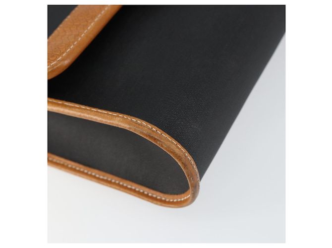 Borsa a Spalla Christian Dior in Pelle Nera e Oro Auth BA7084 Nero D'oro - vista 11