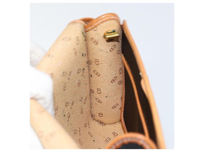 Borsa a Spalla Christian Dior in Pelle Nera e Oro Auth BA7084 Nero D'oro - vista 18