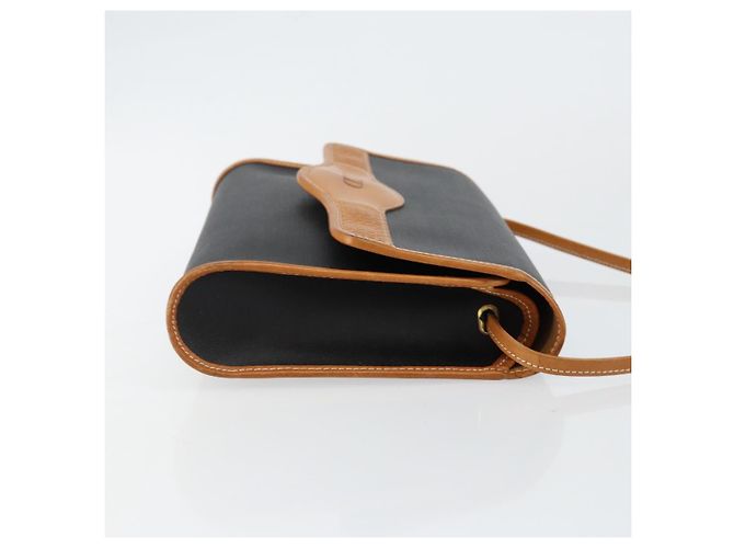 Borsa a Spalla Christian Dior in Pelle Nera e Oro Auth BA7084 Nero D'oro - vista 4