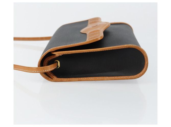 Borsa a Spalla Christian Dior in Pelle Nera e Oro Auth BA7084 Nero D'oro - vista 5
