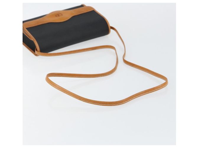 Borsa a Spalla Christian Dior in Pelle Nera e Oro Auth BA7084 Nero D'oro - vista 7