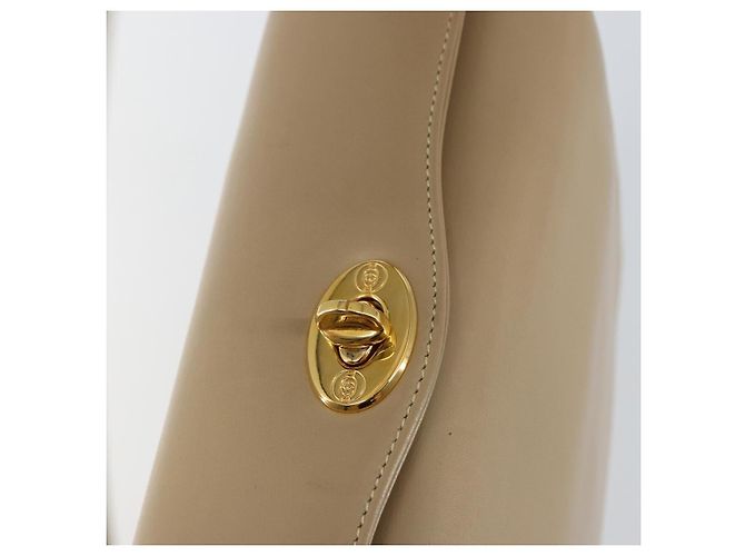 Gucci Borsa a Spalla in Pelle Beige Oro Auth ep11343 D'oro - vista 14