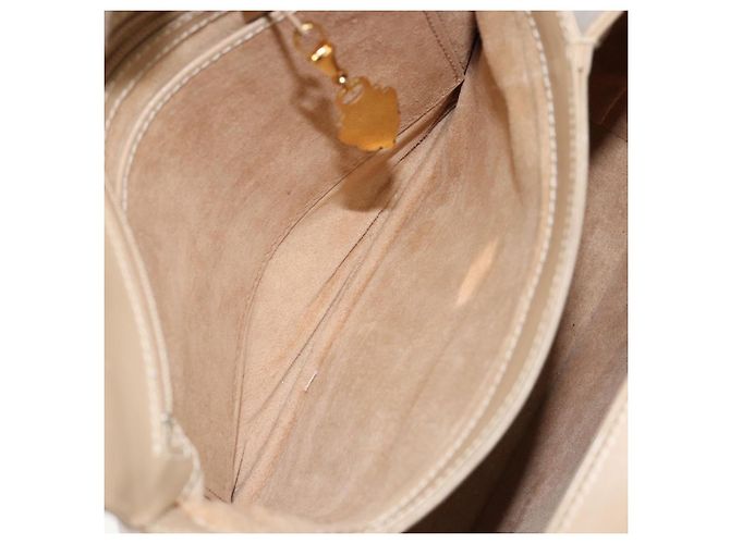 Gucci Borsa a Spalla in Pelle Beige Oro Auth ep11343 D'oro - vista 20