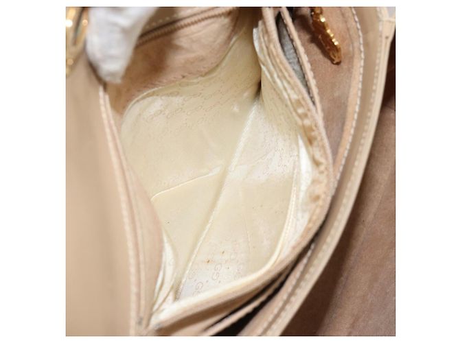 Gucci Borsa a Spalla in Pelle Beige Oro Auth ep11343 D'oro - vista 21