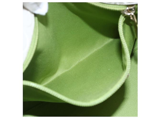 Borsa a mano Gancini in pelle avorio e oro Auth 147963 di Salvatore Ferragamo D'oro Crudo - vista 18