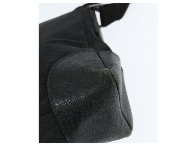 Borsa a Spalla GG Canvas Gucci Nera Argento 114273 Auth 147943 Nero - vista 13