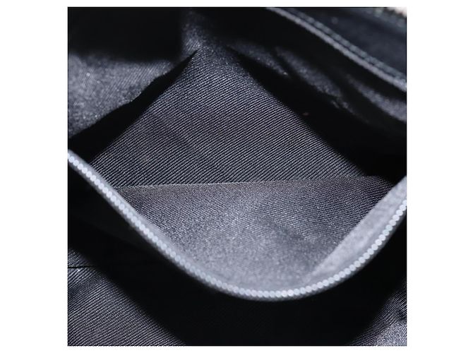 Borsa a Spalla GG Canvas Gucci Nera Argento 114273 Auth 147943 Nero - vista 19