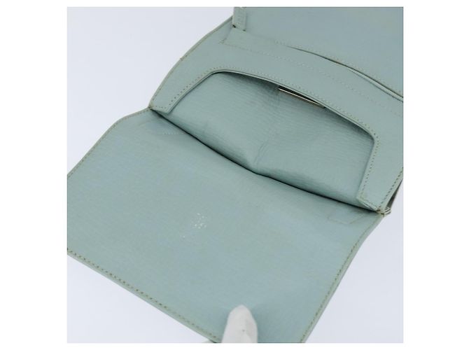 Borsa a Spalla LOEWE in Pelle Azzurra Chiara Auth 147733 Blu chiaro - vista 10