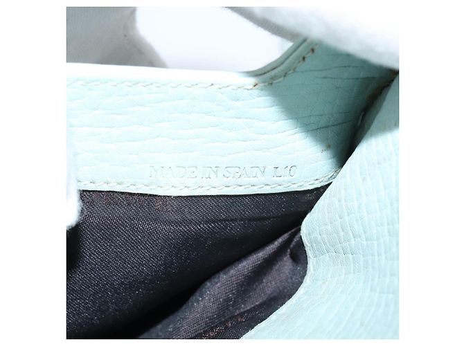 Borsa a Spalla LOEWE in Pelle Azzurra Chiara Auth 147733 Blu chiaro - vista 12