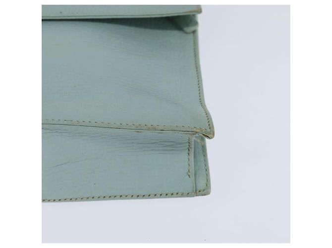 Borsa a Spalla LOEWE in Pelle Azzurra Chiara Auth 147733 Blu chiaro - vista 14
