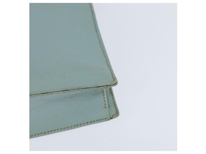 Borsa a Spalla LOEWE in Pelle Azzurra Chiara Auth 147733 Blu chiaro - vista 16