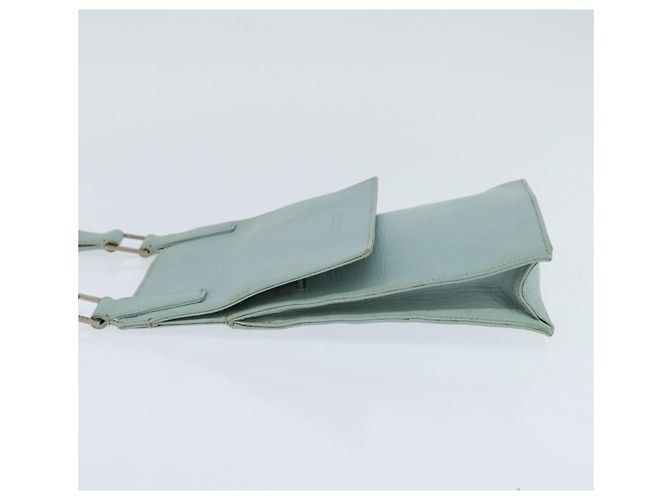 Borsa a Spalla LOEWE in Pelle Azzurra Chiara Auth 147733 Blu chiaro - vista 3