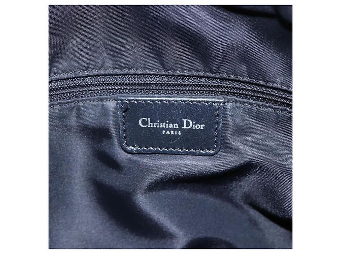 Borsa a Spalla in Tela Trotter Christian Dior Nera Argento Auth bs30270 Nero - vista 15