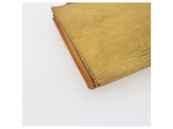 LOUIS VUITTON Pochette Accessori Epi Gialla M52989 LV Auth bs30233 Giallo - vista 11
