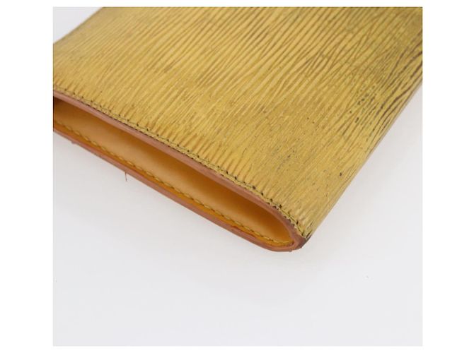 LOUIS VUITTON Pochette Accessori Epi Gialla M52989 LV Auth bs30233 Giallo - vista 13