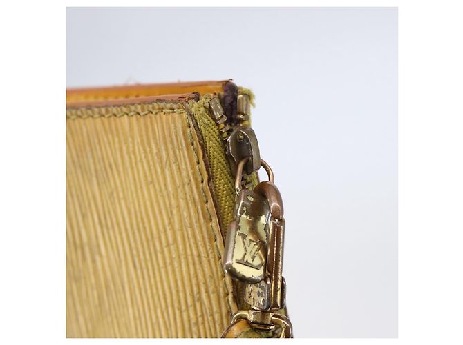 LOUIS VUITTON Pochette Accessori Epi Gialla M52989 LV Auth bs30233 Giallo - vista 16