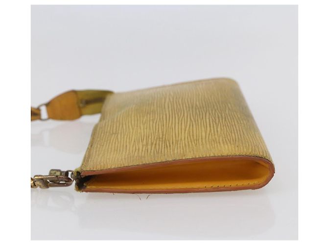 LOUIS VUITTON Pochette Accessori Epi Gialla M52989 LV Auth bs30233 Giallo - vista 4
