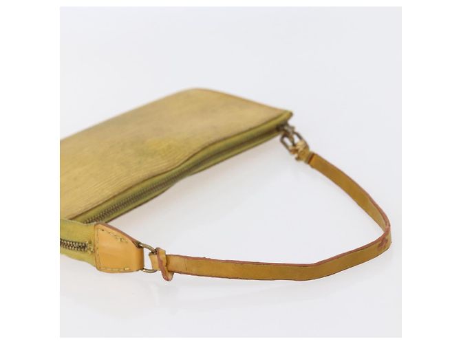 LOUIS VUITTON Pochette Accessori Epi Gialla M52989 LV Auth bs30233 Giallo - vista 7