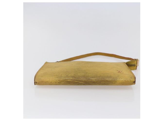LOUIS VUITTON Pochette Accessori Epi Gialla M52989 LV Auth bs30233 Giallo - vista 9
