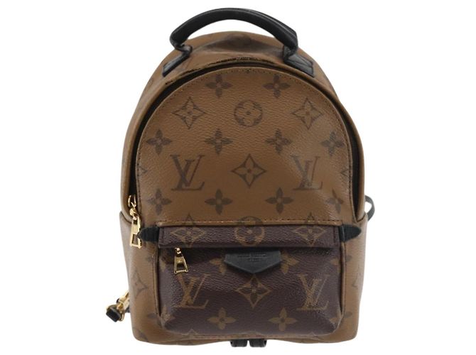 LOUIS VUITTON Monogramm Reverse Palm Springs MINI Rucksack M44872 LV Auth 144928 - Ansicht 13