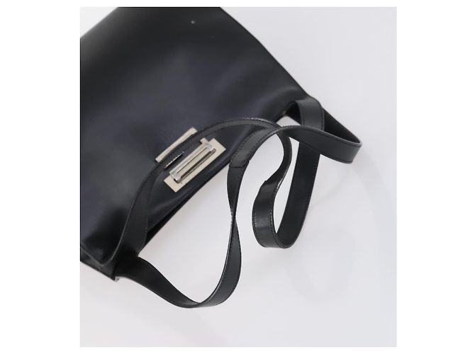 Borsa a Spalla GUCCI in Nylon Pelle Smaltata 5Set Nero Marrone Kaki Auth bs29701 Cachi - vista 30
