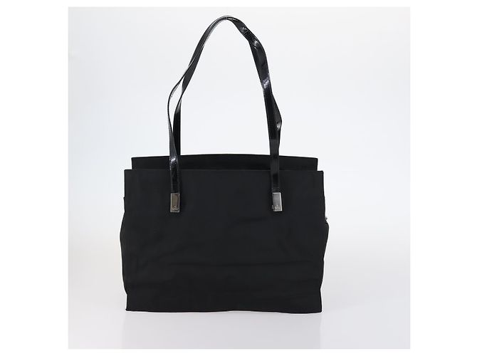 Borsa a Spalla GUCCI in Nylon Pelle Smaltata 5Set Nero Marrone Kaki Auth bs29701 Cachi - vista 9