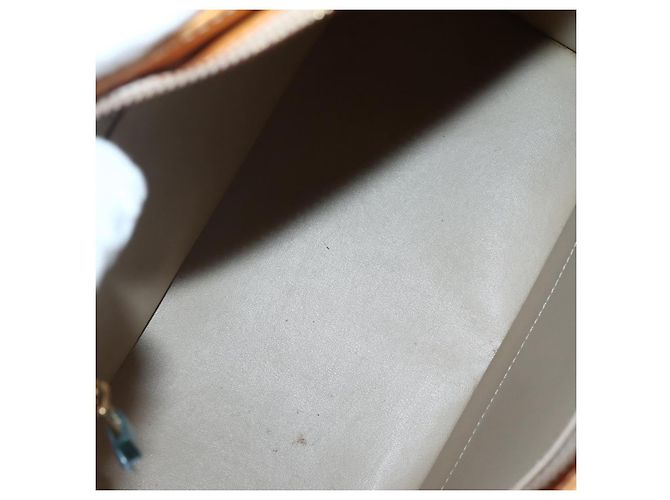 LOUIS VUITTON Borsa a Mano Monogram Vernis Houston Beige M91004 LV Auth 145003 - vista 11