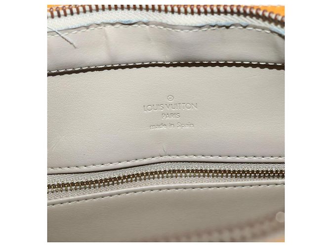 LOUIS VUITTON Borsa a Mano Monogram Vernis Houston Beige M91004 LV Auth 145003 - vista 17