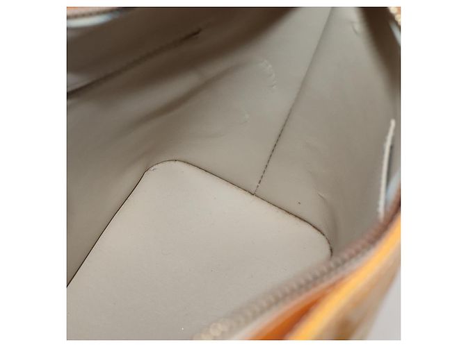 LOUIS VUITTON Borsa a Mano Monogram Vernis Houston Beige M91004 LV Auth 145003 - vista 18