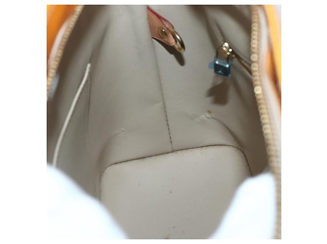 LOUIS VUITTON Borsa a Mano Monogram Vernis Houston Beige M91004 LV Auth 145003 - vista 19