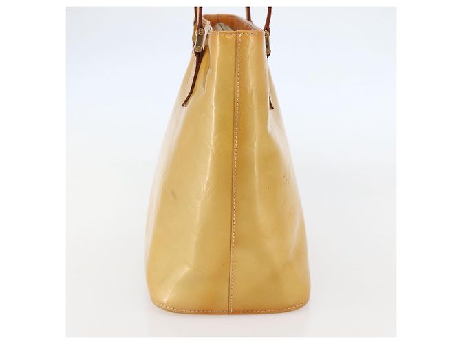 LOUIS VUITTON Borsa a Mano Monogram Vernis Houston Beige M91004 LV Auth 145003 - vista 3