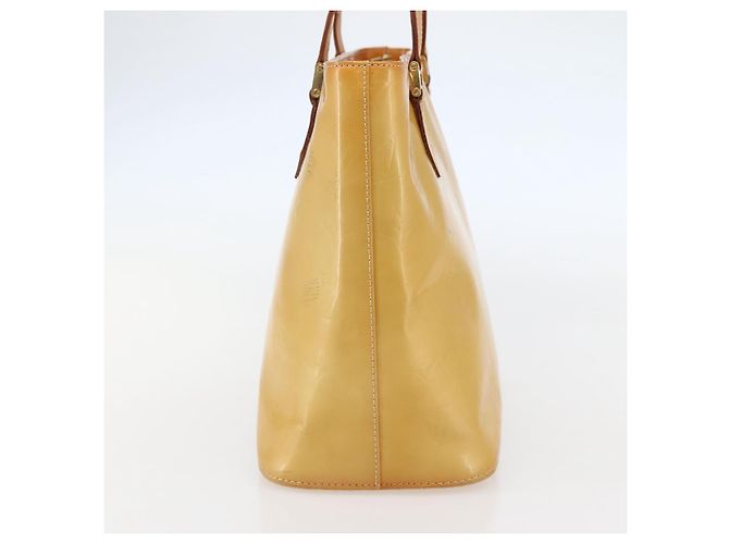 LOUIS VUITTON Borsa a Mano Monogram Vernis Houston Beige M91004 LV Auth 145003 - vista 4