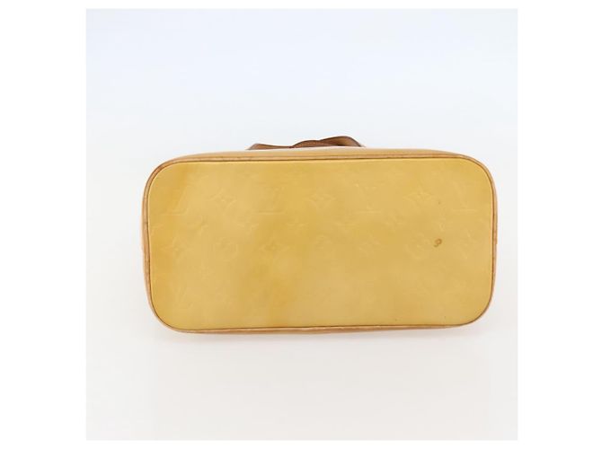 LOUIS VUITTON Borsa a Mano Monogram Vernis Houston Beige M91004 LV Auth 145003 - vista 5