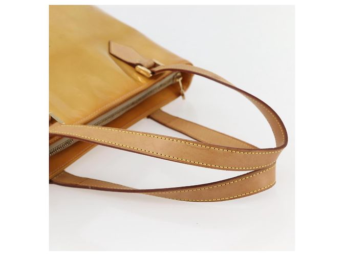 LOUIS VUITTON Borsa a Mano Monogram Vernis Houston Beige M91004 LV Auth 145003 - vista 7