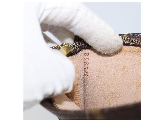 Bucket LOUIS VUITTON Monogramma Secchiello GM Pochette Accessorio LV Auth 145093 - vista 12