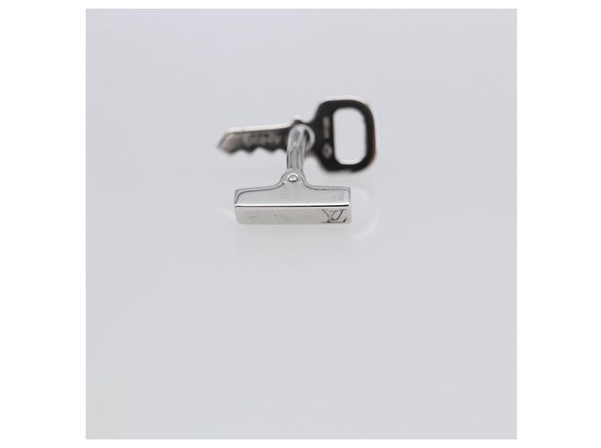 LOUIS VUITTON Gemelli Cufflinks Cuffs metallo M65043 LV Auth 145321 Argento - vista 17