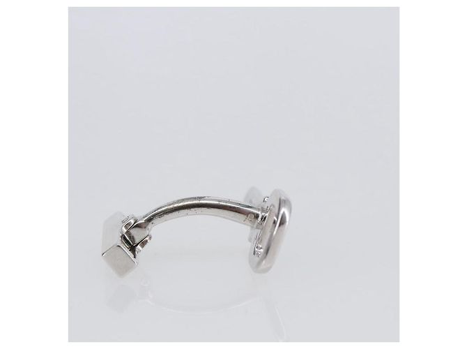 LOUIS VUITTON Gemelli Cufflinks Cuffs metallo M65043 LV Auth 145321 Argento - vista 18