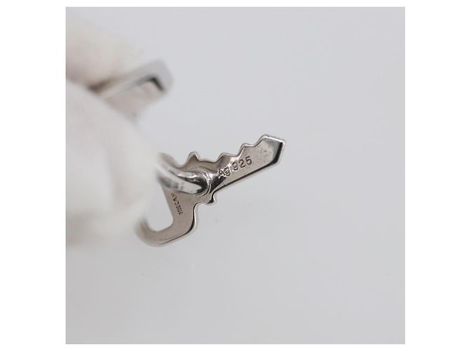 LOUIS VUITTON Gemelli Cufflinks Cuffs metallo M65043 LV Auth 145321 Argento - vista 21