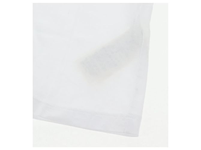 Fendi Camicia a maniche corte in cotone bianca Auth am9149M Bianco - vista 11