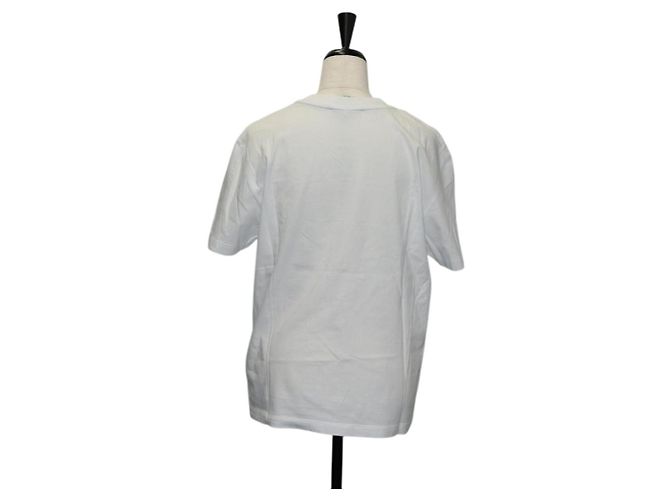 Fendi Camicia a maniche corte in cotone bianca Auth am9149M Bianco - vista 2