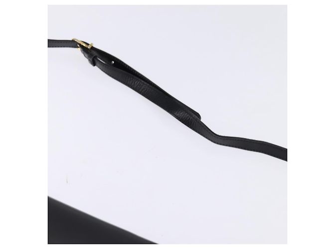 Céline Borsa a Spalla CELINE Circle in Pelle Nera e Oro Auth 145014 Nero D'oro - vista 14