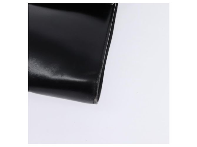 Céline Borsa a Spalla CELINE Circle in Pelle Nera e Oro Auth 145014 Nero D'oro - vista 16