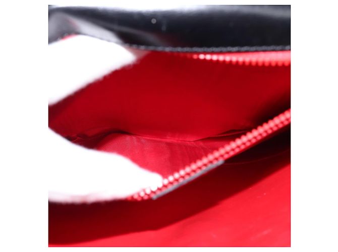 Céline Borsa a Spalla CELINE Circle in Pelle Nera e Oro Auth 145014 Nero D'oro - vista 22