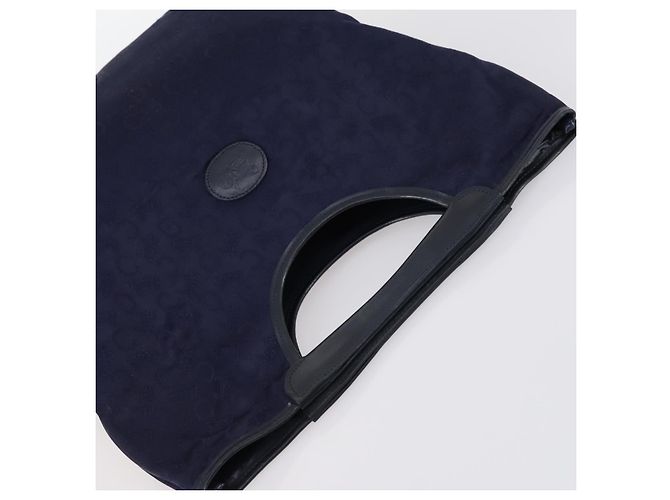 Céline Borsa a mano CELINE in tela nylon PVC 6 pezzi marrone blu navy verde Auth bs29710 - vista 19