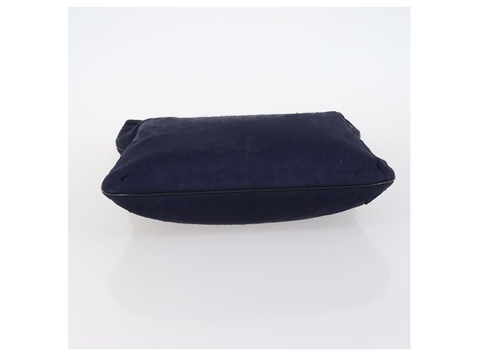 Céline Borsa a mano CELINE in tela nylon PVC 6 pezzi marrone blu navy verde Auth bs29710 - vista 20