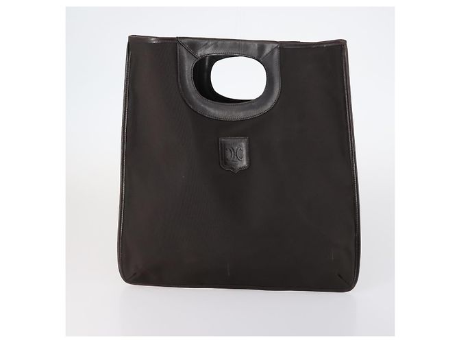 Céline Borsa a mano CELINE in tela nylon PVC 6 pezzi marrone blu navy verde Auth bs29710 - vista 22