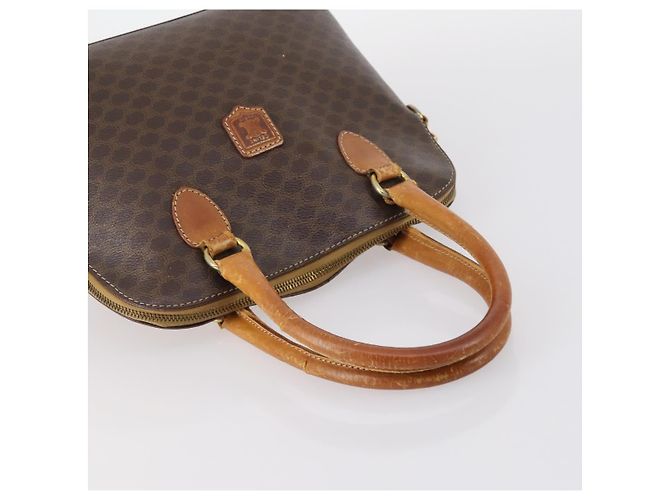 Céline Borsa a mano CELINE in tela nylon PVC 6 pezzi marrone blu navy verde Auth bs29710 - vista 29