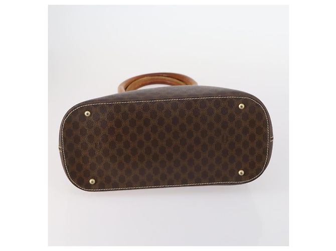 Céline Borsa a mano CELINE in tela nylon PVC 6 pezzi marrone blu navy verde Auth bs29710 - vista 30