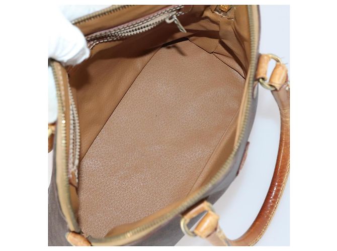Céline Borsa a mano CELINE in tela nylon PVC 6 pezzi marrone blu navy verde Auth bs29710 - vista 31