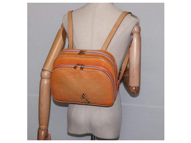 LOUIS VUITTON Zaino Vernis Marley Rosa Marshmallow M91039 LV Auth 144764 - vista 23